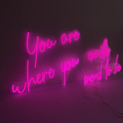 HIGHSPAN a personnalisé les lettres au néon de la Manche 3d avec le conseil acrylique