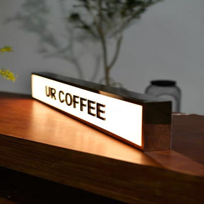 Publicité extérieure de caisson lumineux d'acier inoxydable d'enseigne à simple face du Signage 3D