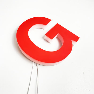Éclairage de corps de panneau de signe de lettre de Front Lit 3D plein