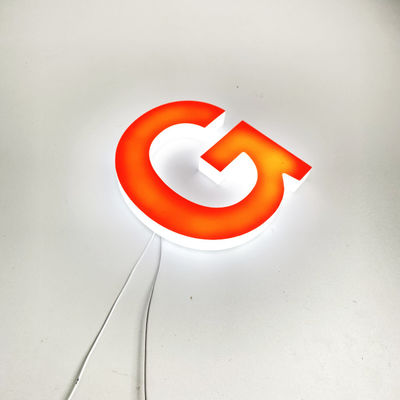 Éclairage de corps de panneau de signe de lettre de Front Lit 3D plein