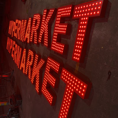 Lettres menées légères IP67 imperméable géant extérieur de la Manche de trou perforé