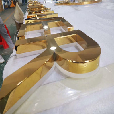 Profondeur fabriquée du signe 3cm-15cm de lettre du logo 3D de magasin de détail