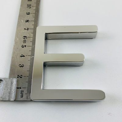 Lettre argentée FrontLit éclairé à contre-jour par signe du miroir 3D d'avant de magasin de Customzied