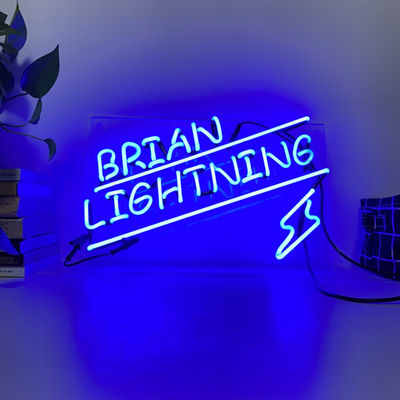 Baisse embarquant le conseil fait sur commande de Brain Lighting Letter With Acrylic d'enseigne au néon