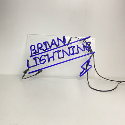 Baisse embarquant le conseil fait sur commande de Brain Lighting Letter With Acrylic d'enseigne au néon