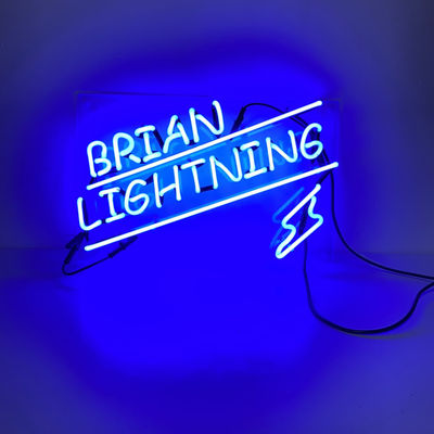 Baisse embarquant le conseil fait sur commande de Brain Lighting Letter With Acrylic d'enseigne au néon