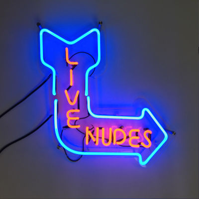 Bâti de mur de la publicité extérieure 60x45cm de Live Nudes Acrylic Neon Sign