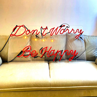 L'alphabet fait sur commande extérieur d'enseigne au néon marque avec des lettres l'éclairage 12VDC rouge