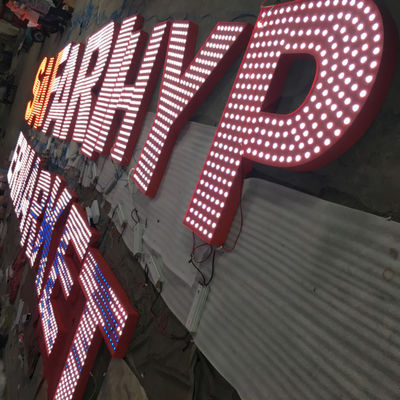 3D a illuminé le panneau de signe de lettre de la Manche 20-200mm profondément