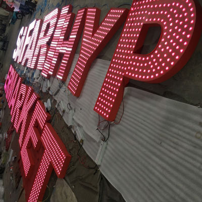 3D a illuminé le panneau de signe de lettre de la Manche 20-200mm profondément