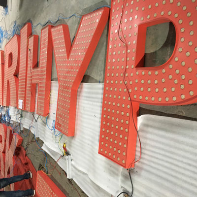 3D a illuminé le panneau de signe de lettre de la Manche 20-200mm profondément