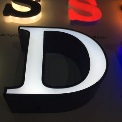 Signe en aluminium Front Lit 6500K 4500k de lettre de la Manche de chapeau d'équilibre